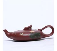 Set Con Teiera Set Di Teiere Fatto A Mano Smooth Sailing Lotus Pot Minerale Grezzo Fango Bollitore Set Da Tè Zisha 200 Ml Teiere In Argilla Viola Artisti Set Da Tè Portatile