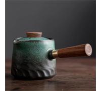 Set Con Teiera Set Di Teiere Set Tè Kung Fu Regalo Personalizzato Teiera Manico Laterale Ceramica Nera Ebano Filtro Domestico Semplice Moderno Pentola Singola In Set Da Tè Portatile(Type-D)
