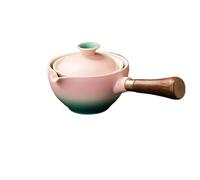 Set Con Teiera Set Di Teiere Vassoio Tè Set Da Viaggio Portatile Rotante Ceramica Con Manico Laterale Per La Preparazione Del Pigro Home One Pot Quattro Tazze Set Da Tè Portatile(Type-A)