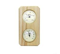 Set con termometro e igrometro specifico per sauna, che fornisce valori di temperatura Fahrenheit e umidità relativa per aree benessere (verticale)