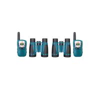 Set con walkie talkie e binocoli blu Levenhuk LabZZ WTT10