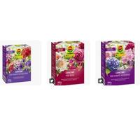 Set Concime Granulare per Piante, 3 Confezioni da 850g, Per Rose, Piante da Balcone e Acidofile, Granuli Pronti all'Uso