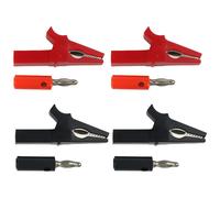 Set Connettore Clip Coccodrillo Include 4 Paia di Banane per Test Migliorati