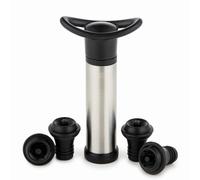 Set Conservatore Sigillante Pompa Sottovuoto Wine Saver con 4 Valvole Tappi Bott