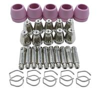 SET Consumabili da 30 pezzi per Torcia plasma AG-60 Pilot 1,0 , Ugelli Ricambio