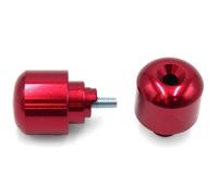 Set contrappesi manubrio V PARTS alluminio rosso per HONDA
