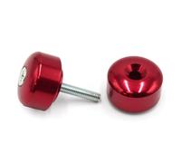 Set Contrappesi Manubrio V Parts Alluminio Rosso per Moto
