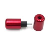 Set Contrappesi Manubrio V Parts Alluminio Suzuki Rosso per Moto Ricambi