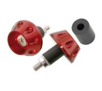 Set Contrappesi Alluminio Universale Rosso per Moto Ricambi Ciclomotore
