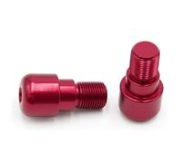Set Contrappesi Manubrio V Parts Yamaha r6 Rosso per Moto Ricambi Ciclomotore