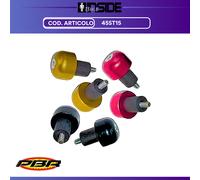 Set Contrappesi Stabilizzatori Ø30 Terminali Specifici Manubrio Moto Ducati Nero