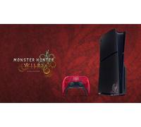 Set controller wireless Monster Hunter Wilds DualSense e cover PS5 slim