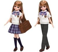 Set Coordinato Uniforme Licca Chan Takara Tomy LW08 UFFICIALE GIAPPONE