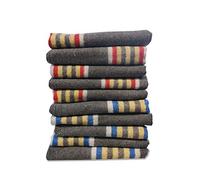 Set coperte per trasloco professionale - 10 coperte 150×200 cm da 1300 g realizzate con materiali riciclati per mobili e carichi voluminosi