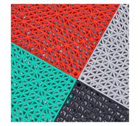 Set Copertura Antiscivolo per Piscina Tappetino Palestra Ad Incastro Facile Smontare Piastrelle Ammortizzanti Ingressi Centri Commerciali, Spogliatoi(10pieces)