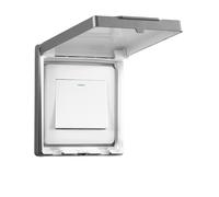 Set Copertura Protezione Presa Ultrasottile Pronta da Esterno Compatibile con 86