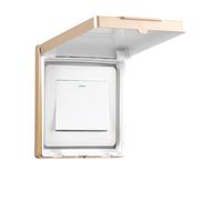 Set Copertura Protezione Presa Ultrasottile Pronta da Esterno Compatibile con 86