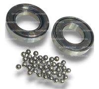 Set coppa e cuscinetti a cono testa sterzo per BSA Goldstar B31 B32 B33 M20