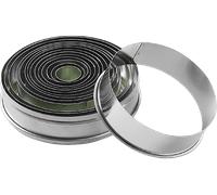 Hendi 673416 Set Coppapasta Tondi, Bordo Liscio