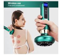 Set Coppette Cinese Elettrico con Ventose Massaggiatore Anticellulite Guasha