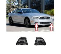Set Coppia Coprifaro Paraurti Anteriore Nero per Ford Mustang 2013-2015