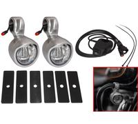 Set Coppia Fari Luce Di Nebbia A LED AEspares Per Royal Enfield Super Meteor 650