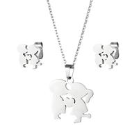 Set Coppia Innamorata - Argento