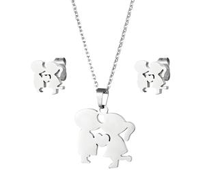 Set Coppia Innamorata - Argento