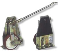 SET COPPIA SOLLEVATORE SOLLEVATORI MANUALI CARRELLI TRASPORTO 1000KG 1 TON LEVA