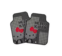 Set coppia tappetini auto Sanrio Hello Kitty XOI-217 Glen Check interni auto ...