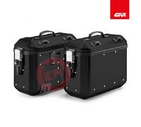 SET COPPIA VALIGIE LATERALI GIVI DLMK36APACK2 TREKKER DOLOMITI NERO MONOKEY 36L