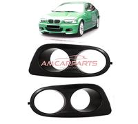 Set Copri Fendinebbia Nero In Nero LLCTOOLS Compatibile con BMW E46 M-Paket II