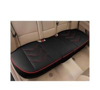 Set Copri Sedile 1 Coprisedile Universale Per Auto In Pelle PU Coprisedili Tappetino Di Protezione Interna Accessori Per Quattro Stagioni Completo Coprisedili(1pc rear black red)