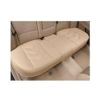 Set Copri Sedile 1 Coprisedile Universale Per Auto In Pelle PU Per Interni Protezione Per Sedili Quattro Stagioni Completo Coprisedili(1pc rear beige)