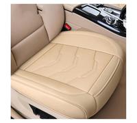 Set Copri Sedile 1 Coprisedile Universale Per Auto In Pelle PU Per Interni Protezione Per Sedili Quattro Stagioni Completo Coprisedili(1pc front beige)