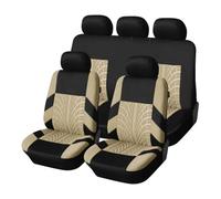 Set Copri Sedile Coprisedili Universali per Auto Set Completo con Motivo A Tracce di Pneumatici Protezioni per Sedili Auto Accessori(Full Seat Cover 1)