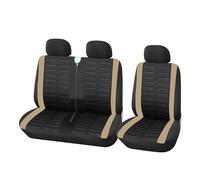 Set Copri Sedile Per Master Per Trafic Universal Car Truck 2+1 Tipo Diviso Coprisedile Protettivo Quattro Colori Completo Coprisedili(BEIGE)