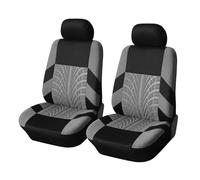 Set Copri Sedile Set Di 2 O 5 Coprisedili Universali Auto Adatti Per La Protezione Del Sedile Con Dettagli Ricami Indipendenti E Tracce Di Pneumatici(2PCS GRAY)