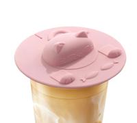 Set copribicchieri in silicone - Coperchio per bevande resistente al calore, Topper per riutilizzabile | Protezione antipolvere a prova di fuoriuscite Risparmio di bevande per bambini Adulti Caf