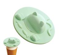 Set copribicchieri in silicone - Coperchio per bevande resistente al calore, Topper per riutilizzabile | Protezione antipolvere a prova di fuoriuscite Risparmio di bevande per bambini Adulti Caf