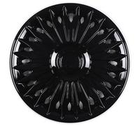 Set coprimozzi da 14 pollici, protezioni ruote, 4 pezzi, accessori esterni for auto, di ricambio universali(Black)