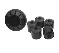 Set Coprimozzi Moto Accessori Coperture Laterali Ruota Per Piaggio Vespa Nero