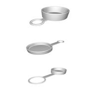 Set Copriobiettivo Ricambio per Binocolo Steiner Military Marine Anteriore
