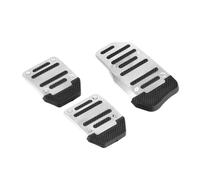 Set Copripedali Auto Set Cambio Manuale Accessori Automatici Universali Copertura pedale freno frizione(Argento)