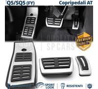 Set COPRIPEDALI Sportivi per AUDI Q5 FY Cambio AUTOMATICO Pedaliere Sportive