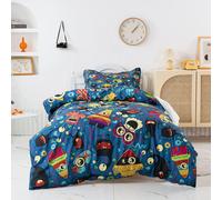 Set copripiumino 3D cartone animato SpongeBob SquarePants copripiumino lenzuo...