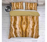 Set copripiumino 3D in marmo con texture Art Patten set biancheria da letto f...