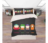 Set copripiumino 3D South Park set biancheria da letto federe 64
