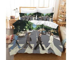 Set copripiumino 3D The Beatles copripiumino lenzuola federe