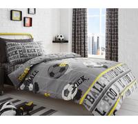 Set Copripiumino 52% Poliestere 48% Cotone Grigio Singolo